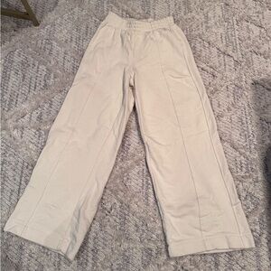 Zara kids Cream Relaxed Sweatpants size 13/14